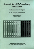 Inhaltsverzeichnis Journal für UFO-Forschung